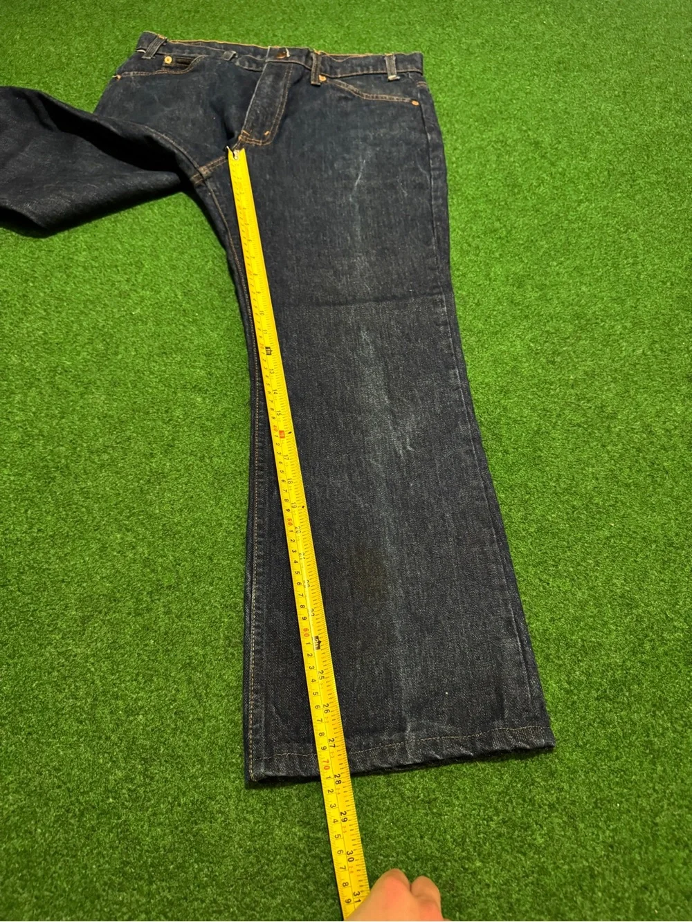 Vintage 70s Levi’s Denim Jeans, Bootcut Pants Made in USA 20517 0217 (34x28)